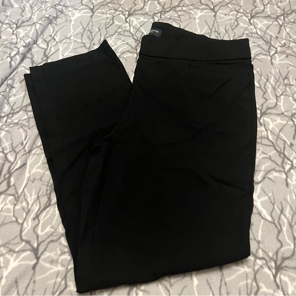 Liz Claiborne Black Trouser Pant Size 16